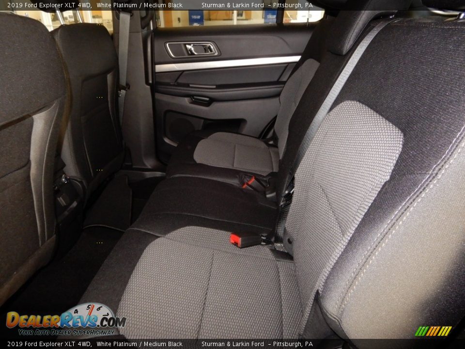 2019 Ford Explorer XLT 4WD White Platinum / Medium Black Photo #8