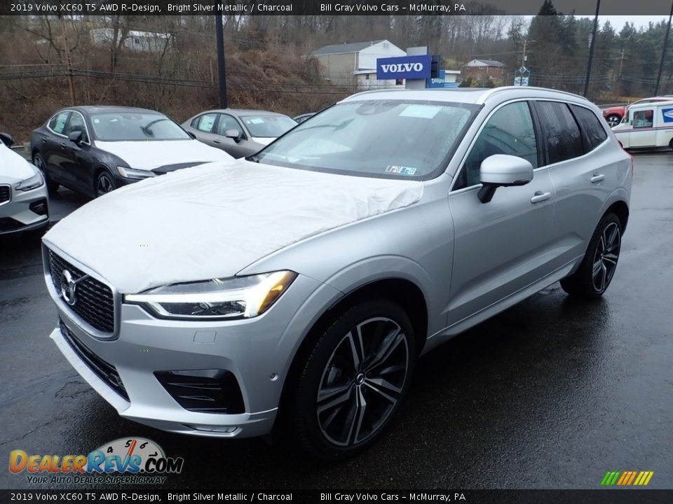 Bright Silver Metallic 2019 Volvo XC60 T5 AWD R-Design Photo #5