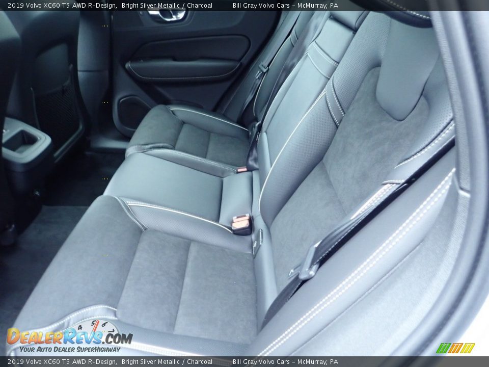 2019 Volvo XC60 T5 AWD R-Design Bright Silver Metallic / Charcoal Photo #8