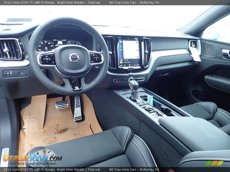 Charcoal Interior - 2019 Volvo XC60 T5 AWD R-Design Photo #9