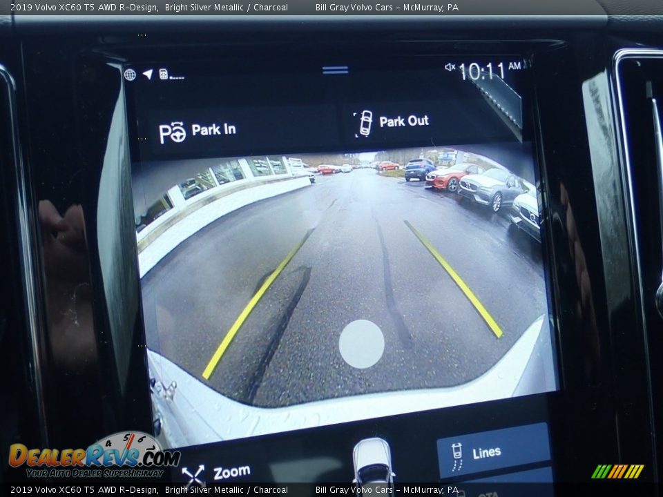 2019 Volvo XC60 T5 AWD R-Design Bright Silver Metallic / Charcoal Photo #15