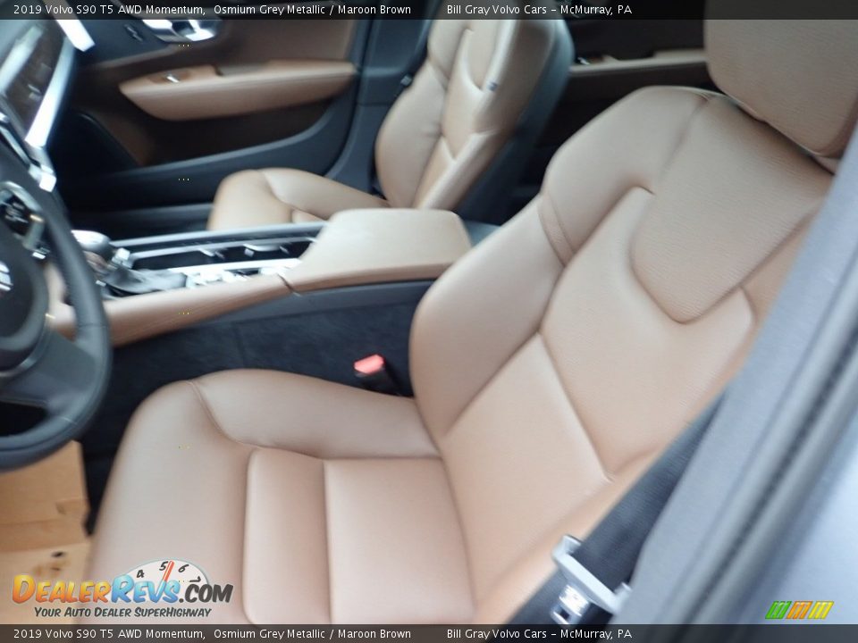 Front Seat of 2019 Volvo S90 T5 AWD Momentum Photo #7