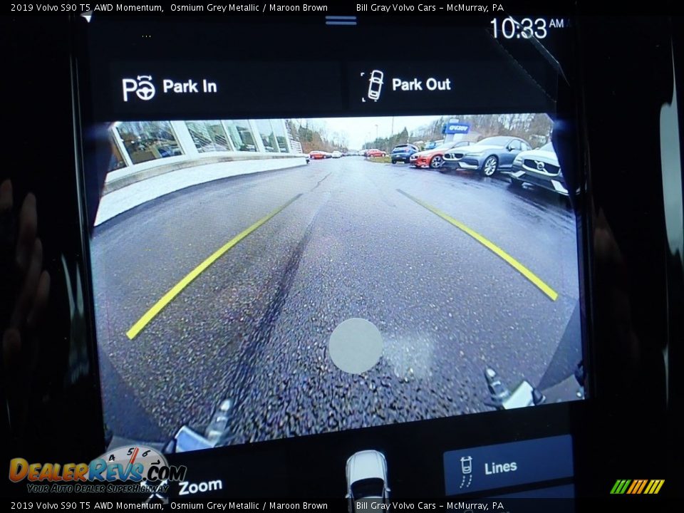 2019 Volvo S90 T5 AWD Momentum Osmium Grey Metallic / Maroon Brown Photo #15