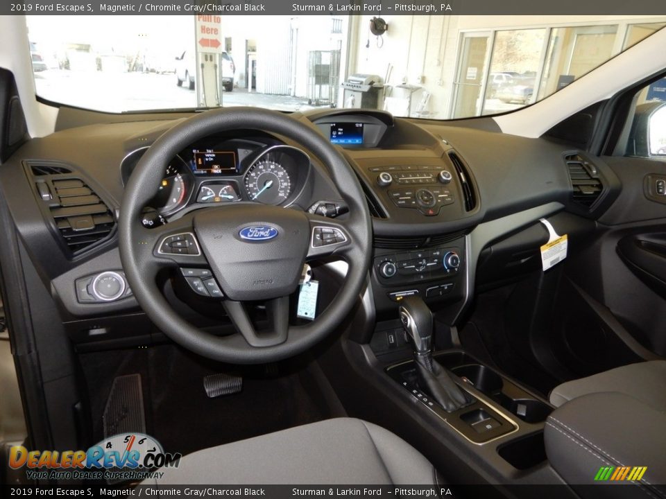2019 Ford Escape S Magnetic / Chromite Gray/Charcoal Black Photo #9