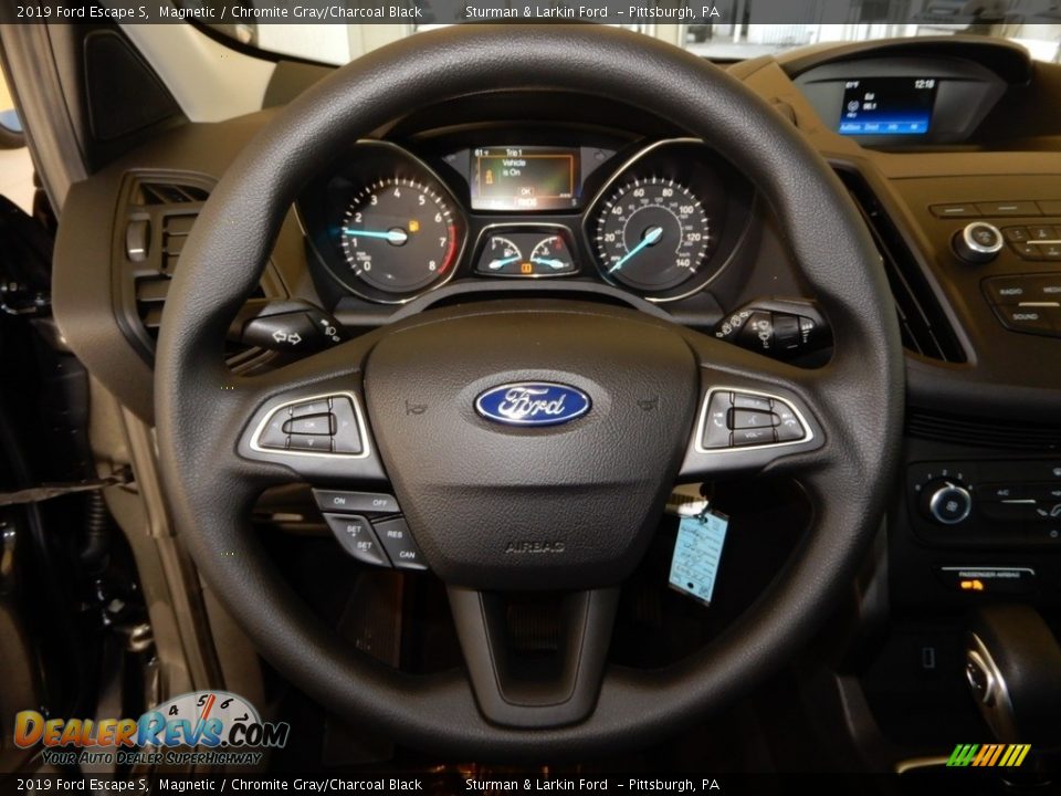 2019 Ford Escape S Magnetic / Chromite Gray/Charcoal Black Photo #12