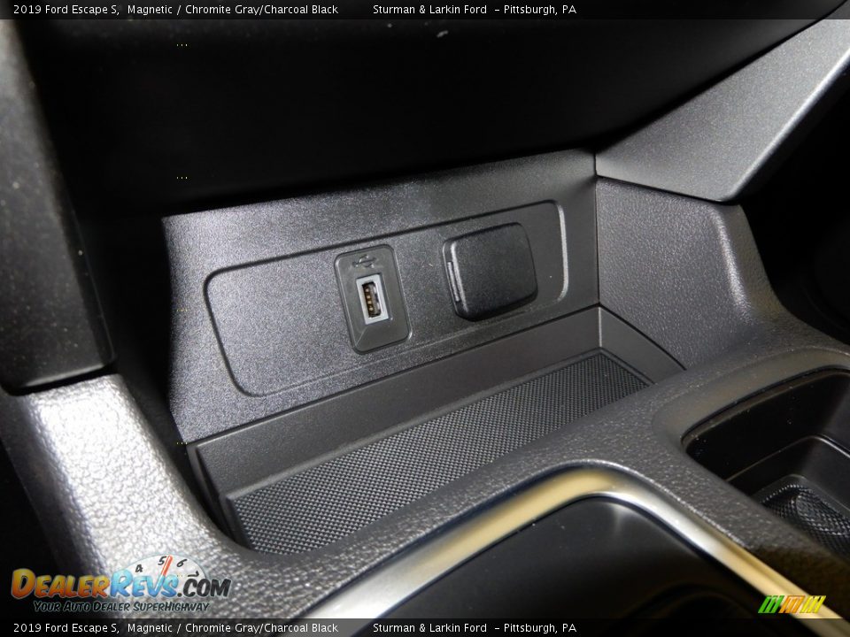 2019 Ford Escape S Magnetic / Chromite Gray/Charcoal Black Photo #13