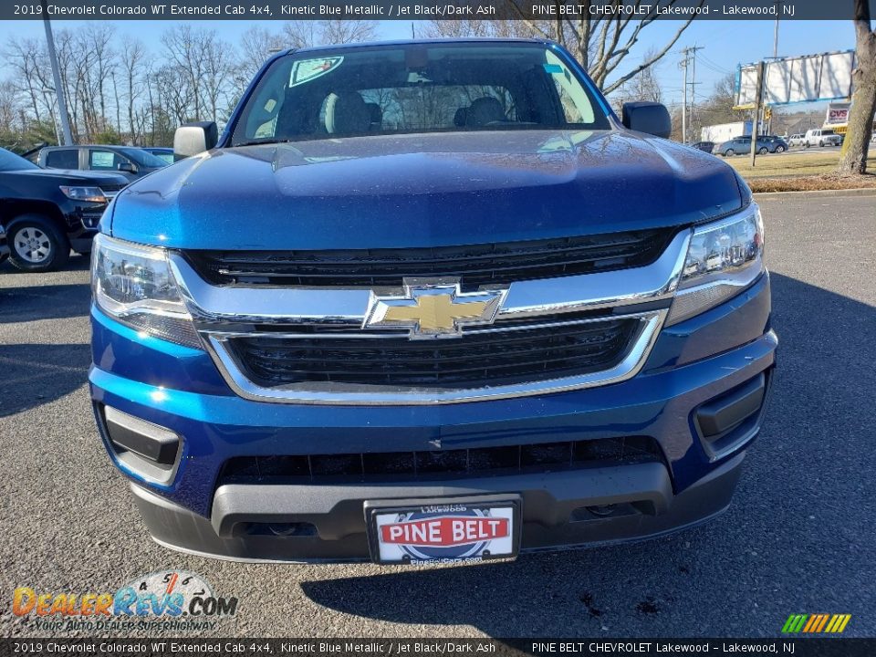 2019 Chevrolet Colorado WT Extended Cab 4x4 Kinetic Blue Metallic / Jet Black/Dark Ash Photo #2