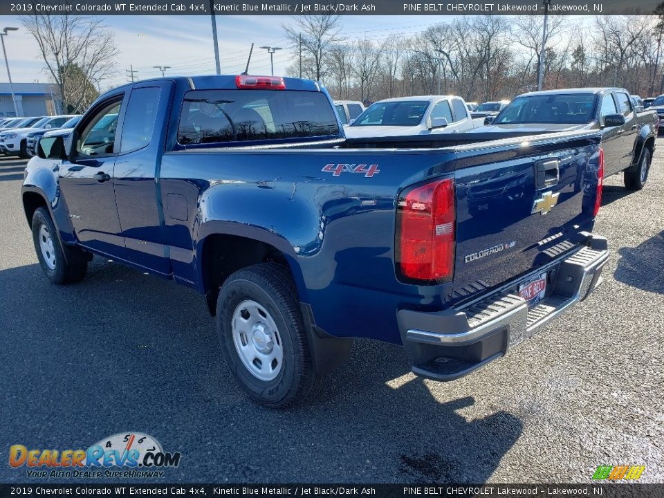 2019 Chevrolet Colorado WT Extended Cab 4x4 Kinetic Blue Metallic / Jet Black/Dark Ash Photo #4