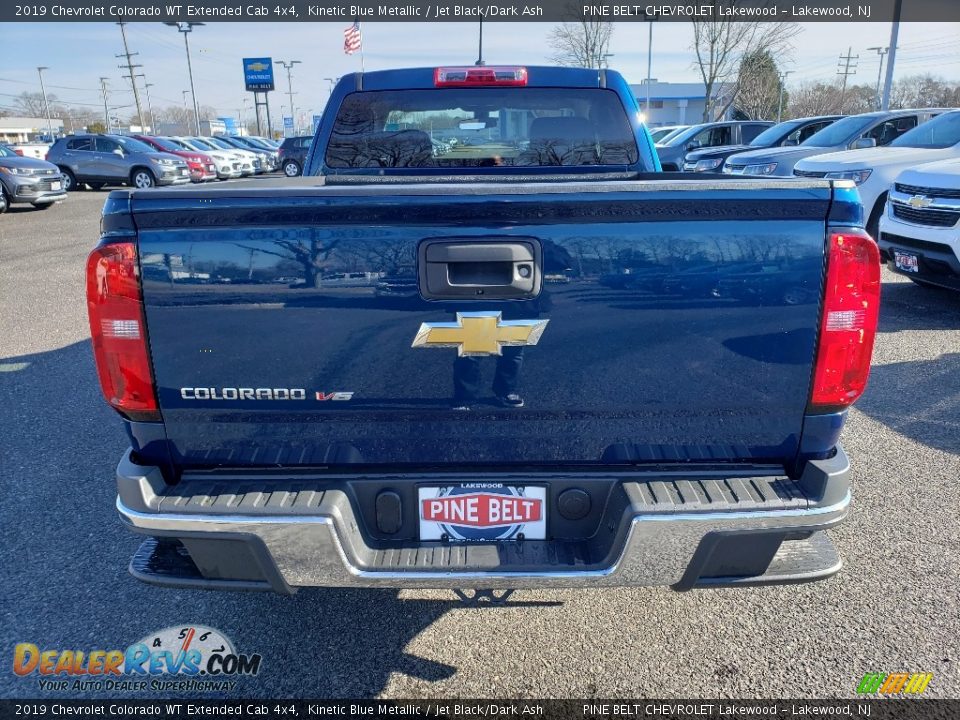 2019 Chevrolet Colorado WT Extended Cab 4x4 Kinetic Blue Metallic / Jet Black/Dark Ash Photo #5
