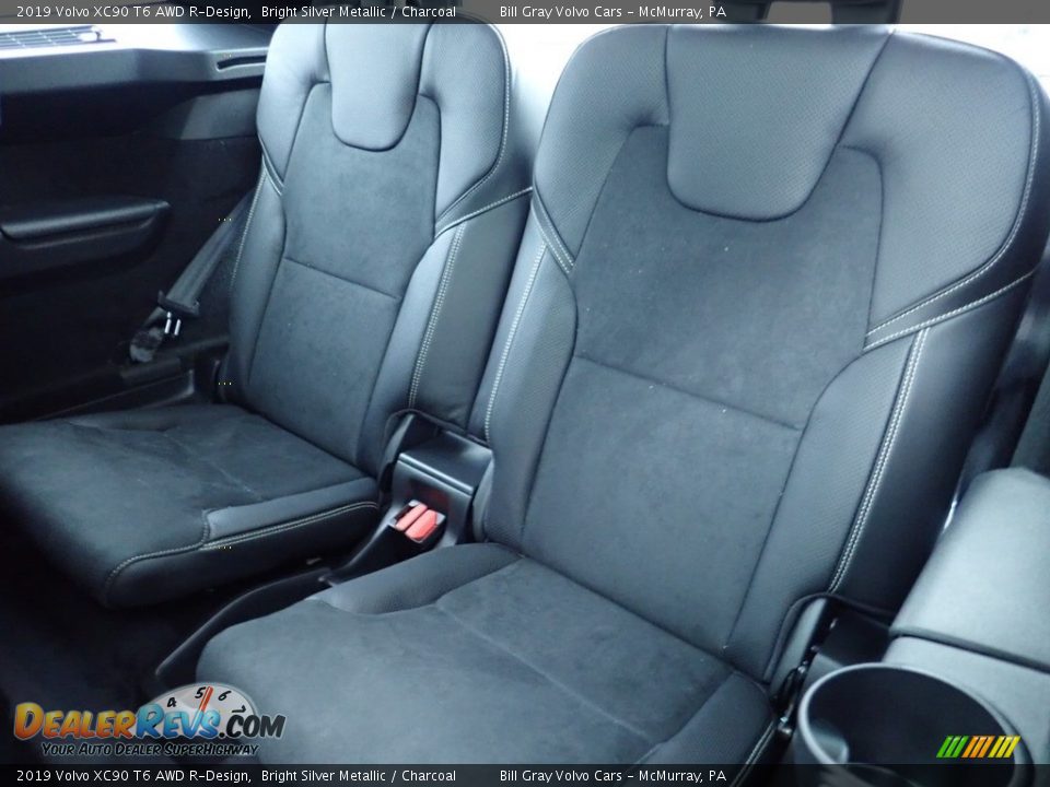 2019 Volvo XC90 T6 AWD R-Design Bright Silver Metallic / Charcoal Photo #9