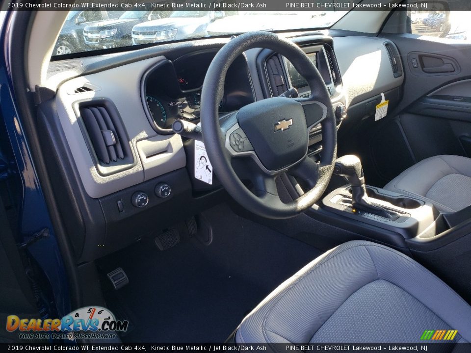 2019 Chevrolet Colorado WT Extended Cab 4x4 Kinetic Blue Metallic / Jet Black/Dark Ash Photo #8