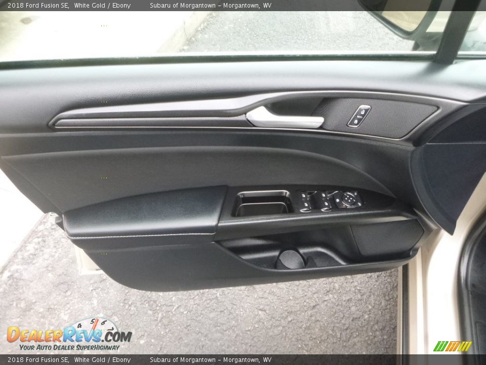 2018 Ford Fusion SE White Gold / Ebony Photo #13