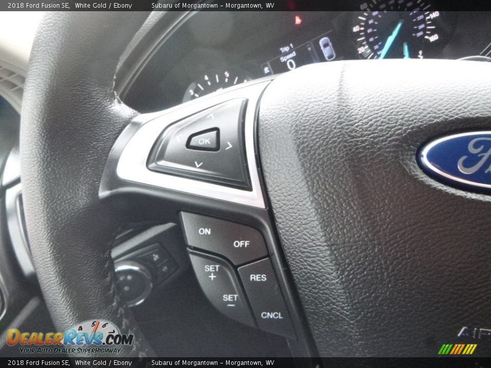 2018 Ford Fusion SE White Gold / Ebony Photo #20
