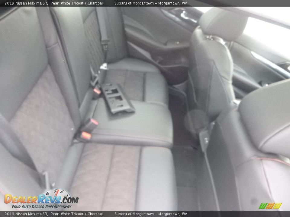 2019 Nissan Maxima SR Pearl White Tricoat / Charcoal Photo #13