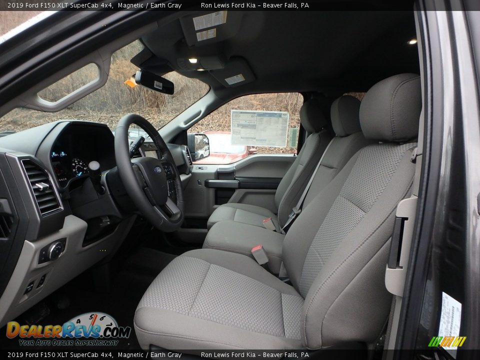 2019 Ford F150 XLT SuperCab 4x4 Magnetic / Earth Gray Photo #10