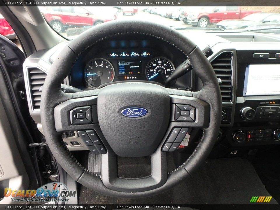 2019 Ford F150 XLT SuperCab 4x4 Steering Wheel Photo #16