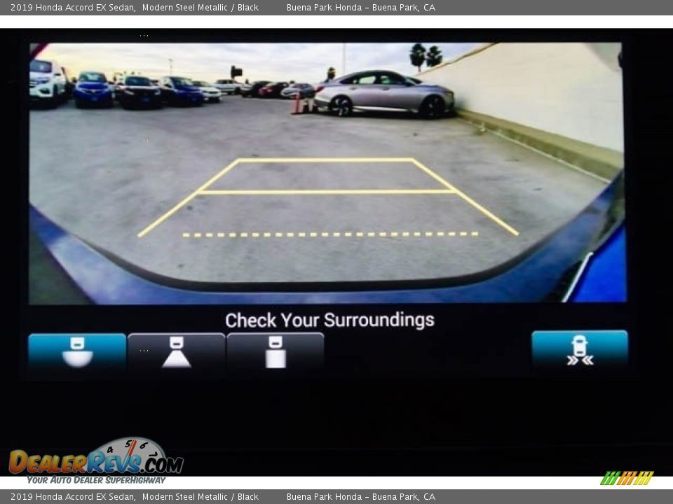 2019 Honda Accord EX Sedan Modern Steel Metallic / Black Photo #15