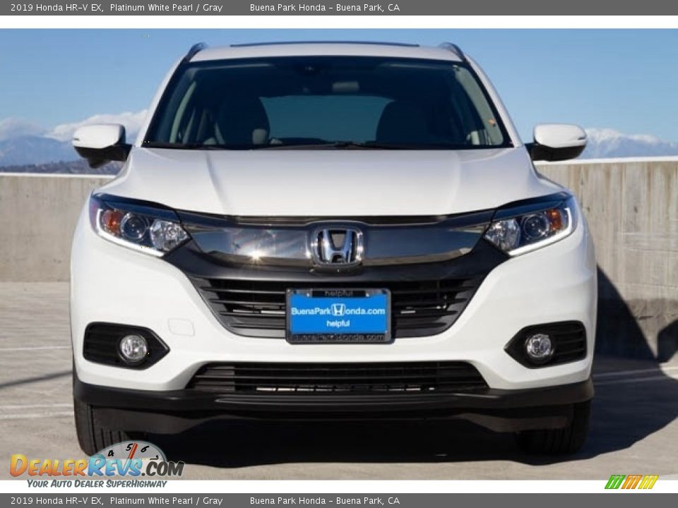2019 Honda HR-V EX Platinum White Pearl / Gray Photo #3
