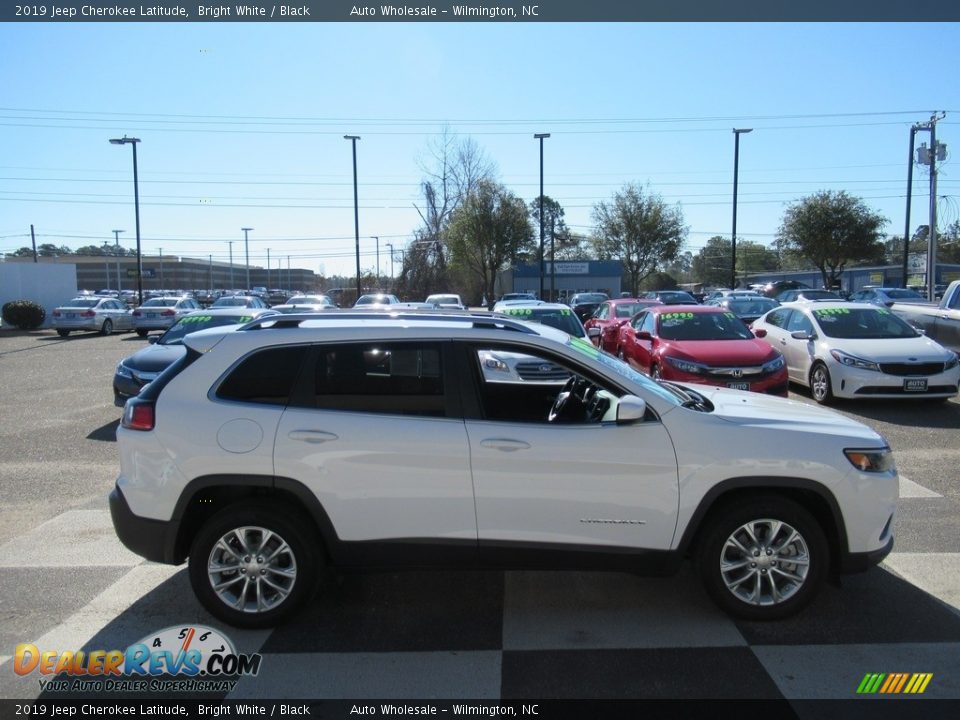 2019 Jeep Cherokee Latitude Bright White / Black Photo #3