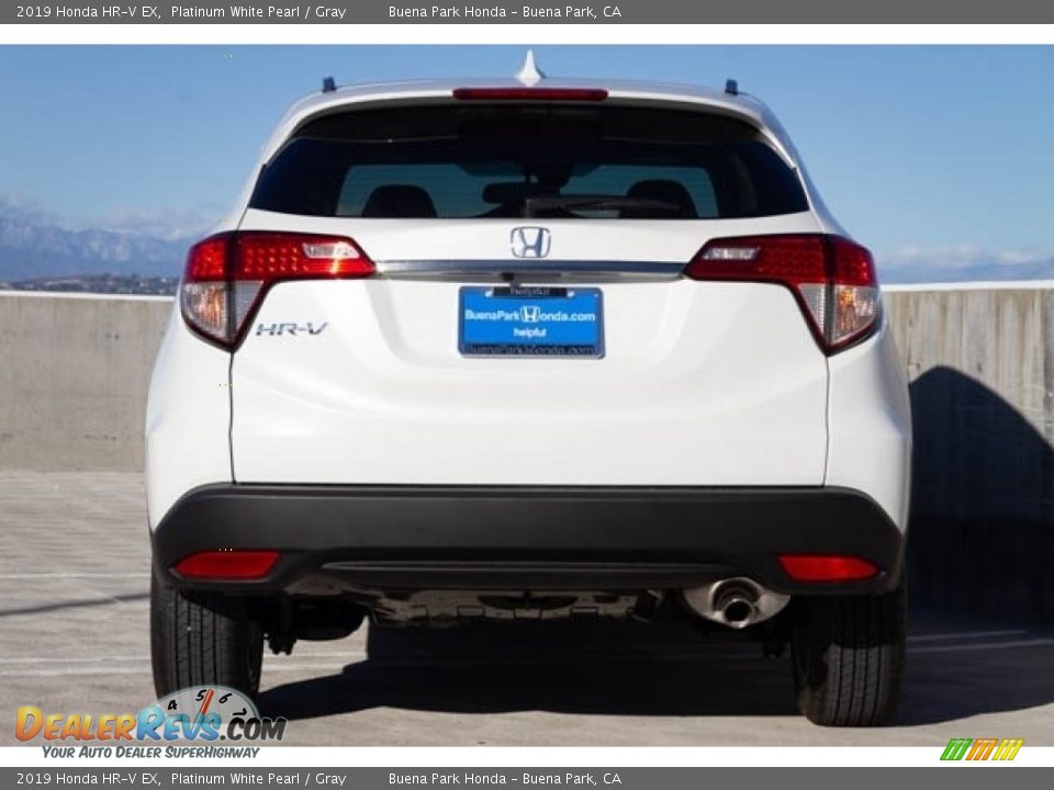 2019 Honda HR-V EX Platinum White Pearl / Gray Photo #6