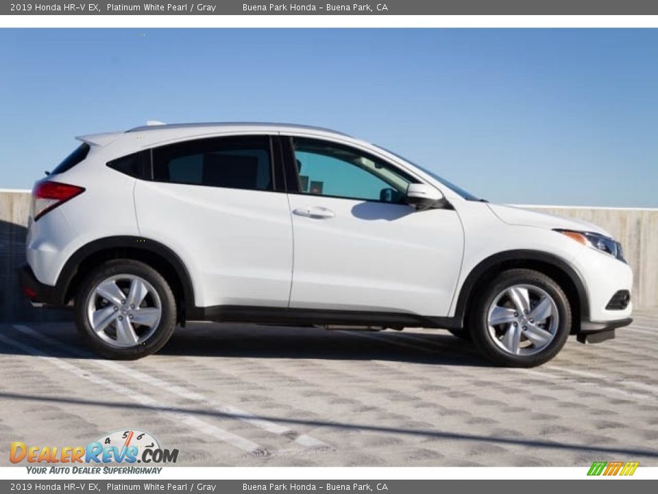 2019 Honda HR-V EX Platinum White Pearl / Gray Photo #9