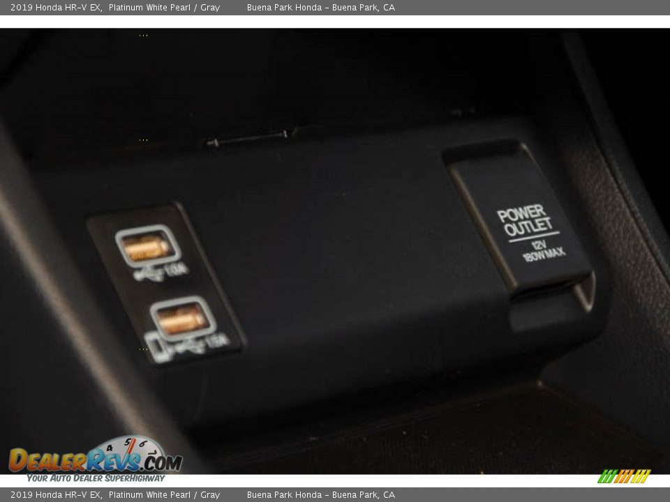 2019 Honda HR-V EX Platinum White Pearl / Gray Photo #23