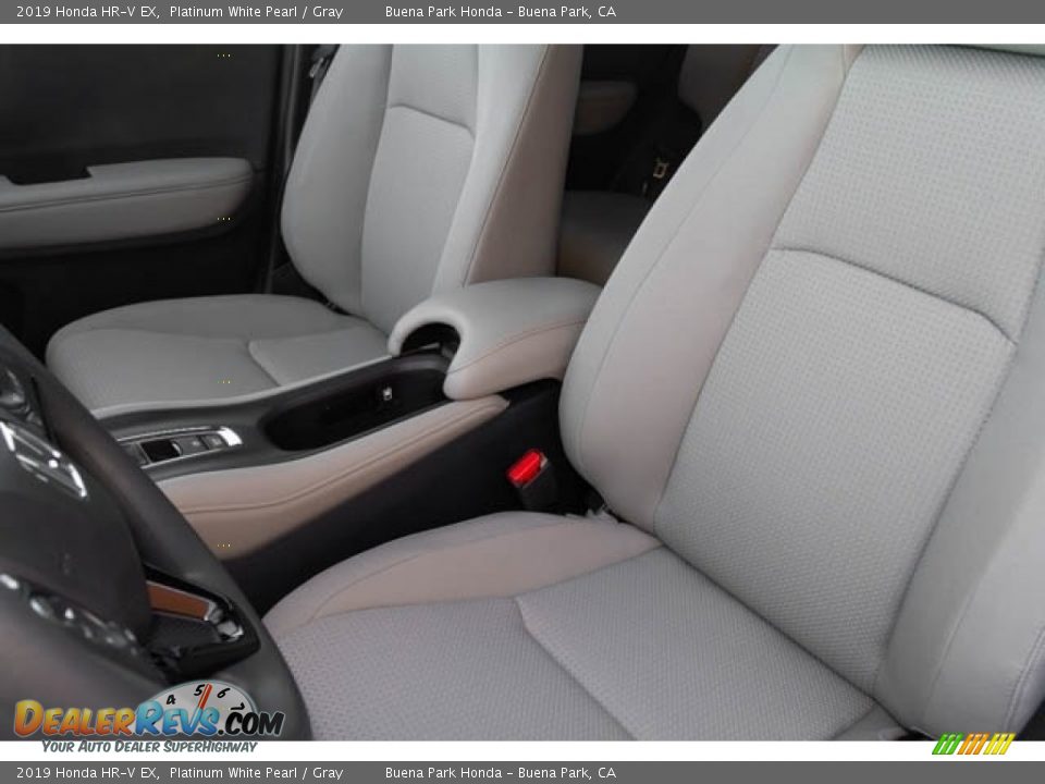 2019 Honda HR-V EX Platinum White Pearl / Gray Photo #24