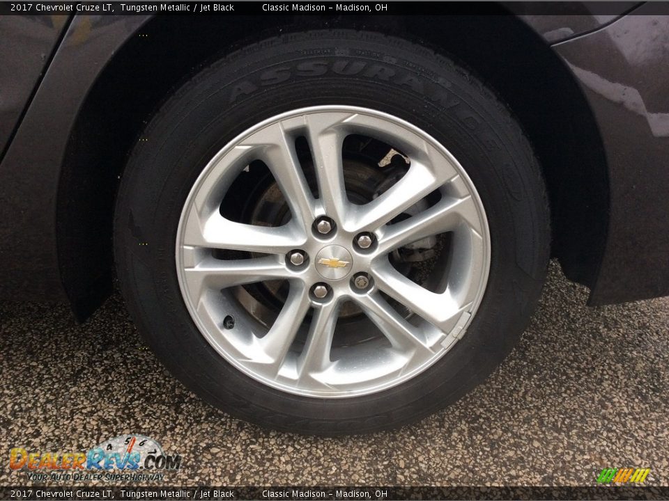 2017 Chevrolet Cruze LT Tungsten Metallic / Jet Black Photo #11