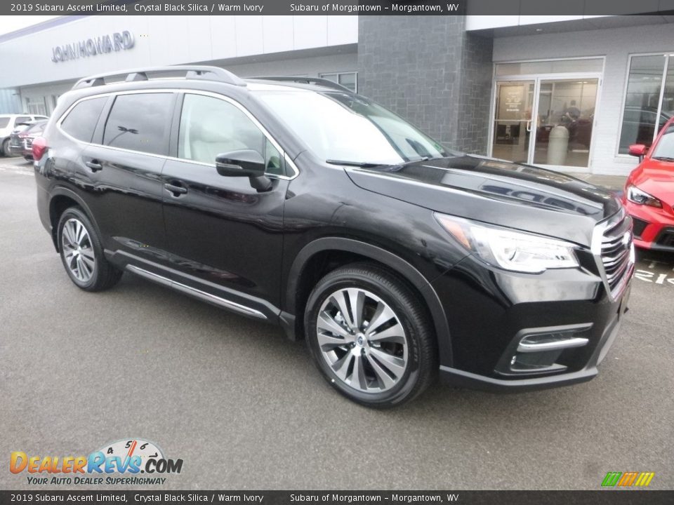 2019 Subaru Ascent Limited Crystal Black Silica / Warm Ivory Photo #1
