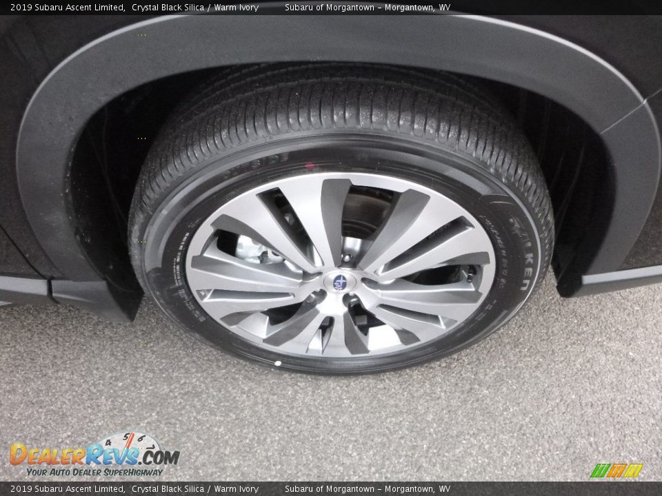 2019 Subaru Ascent Limited Crystal Black Silica / Warm Ivory Photo #2