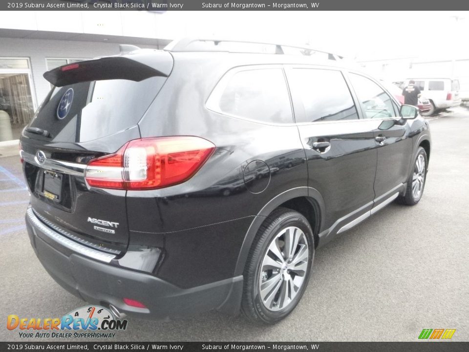 2019 Subaru Ascent Limited Crystal Black Silica / Warm Ivory Photo #4