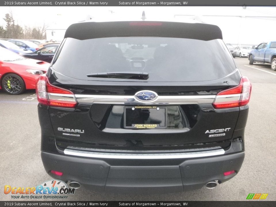 2019 Subaru Ascent Limited Crystal Black Silica / Warm Ivory Photo #5