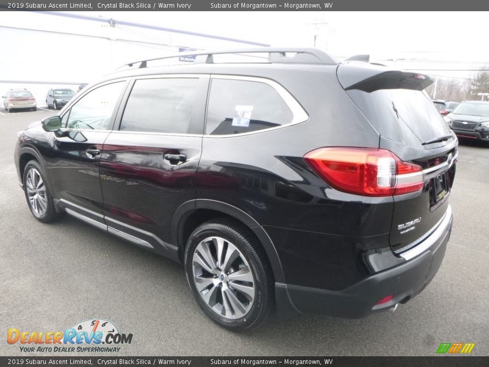 2019 Subaru Ascent Limited Crystal Black Silica / Warm Ivory Photo #6