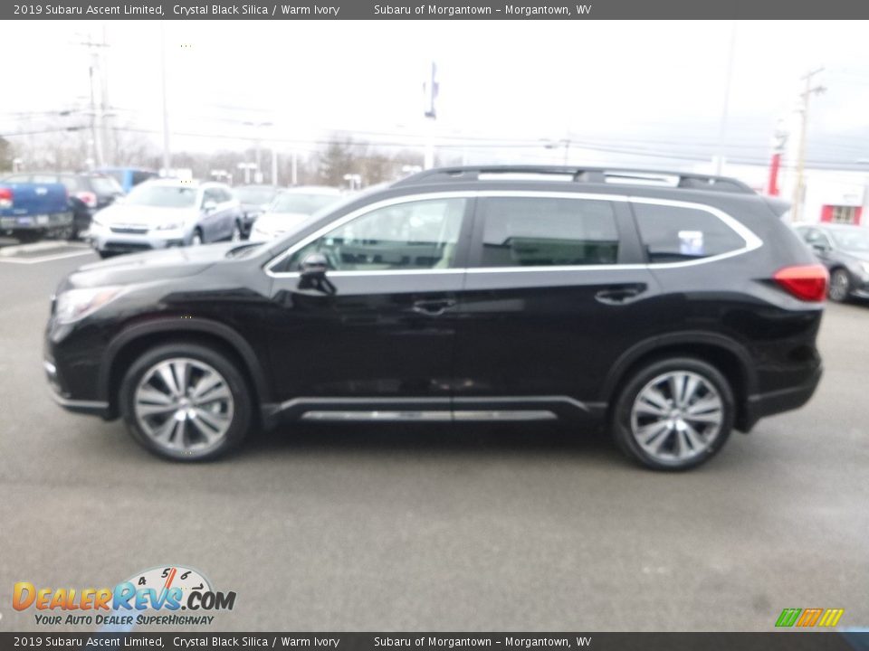 2019 Subaru Ascent Limited Crystal Black Silica / Warm Ivory Photo #7