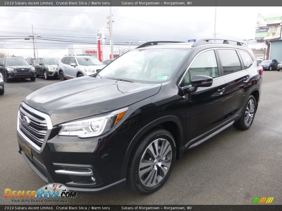 2019 Subaru Ascent Limited Crystal Black Silica / Warm Ivory Photo #8