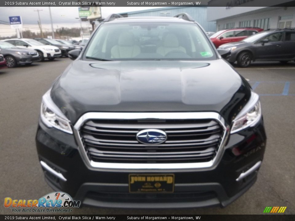 2019 Subaru Ascent Limited Crystal Black Silica / Warm Ivory Photo #9