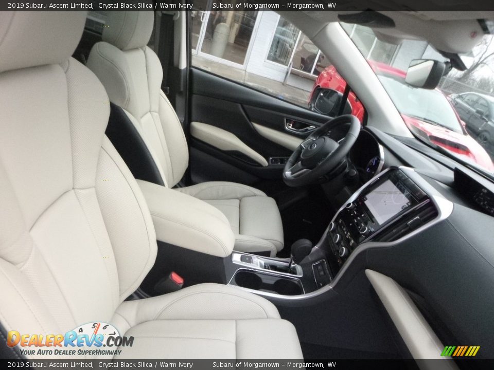 2019 Subaru Ascent Limited Crystal Black Silica / Warm Ivory Photo #10
