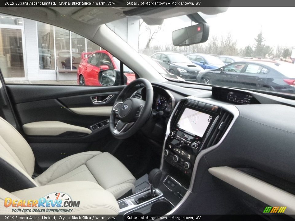2019 Subaru Ascent Limited Crystal Black Silica / Warm Ivory Photo #11