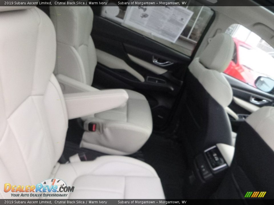 2019 Subaru Ascent Limited Crystal Black Silica / Warm Ivory Photo #13