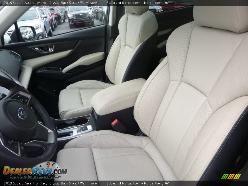 2019 Subaru Ascent Limited Crystal Black Silica / Warm Ivory Photo #15