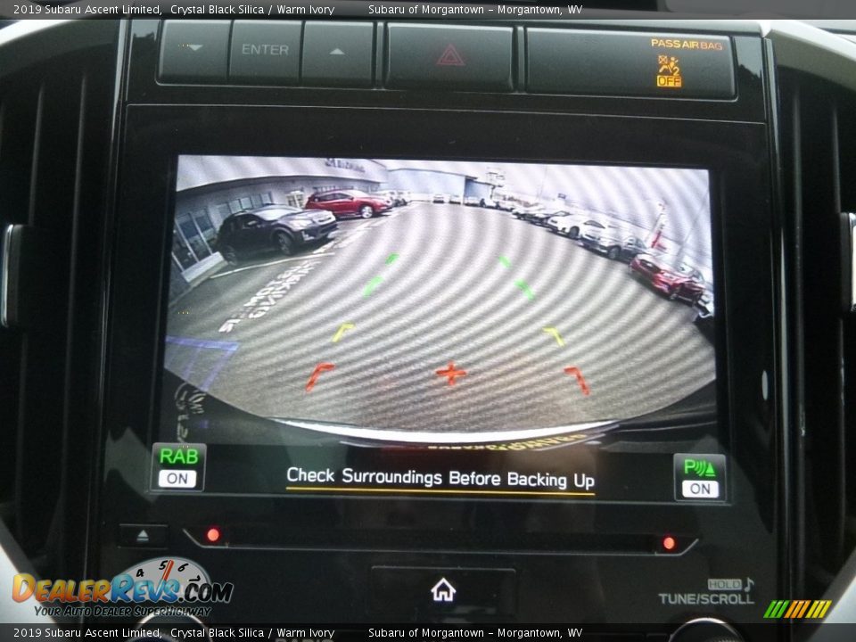 2019 Subaru Ascent Limited Crystal Black Silica / Warm Ivory Photo #19