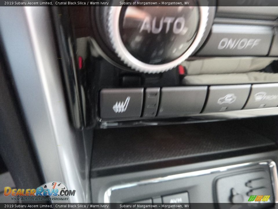 2019 Subaru Ascent Limited Crystal Black Silica / Warm Ivory Photo #20
