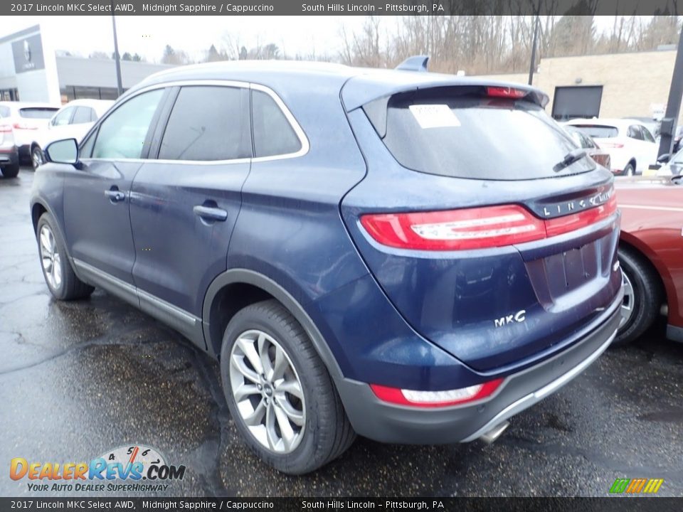 2017 Lincoln MKC Select AWD Midnight Sapphire / Cappuccino Photo #2