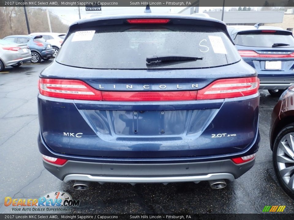 2017 Lincoln MKC Select AWD Midnight Sapphire / Cappuccino Photo #3