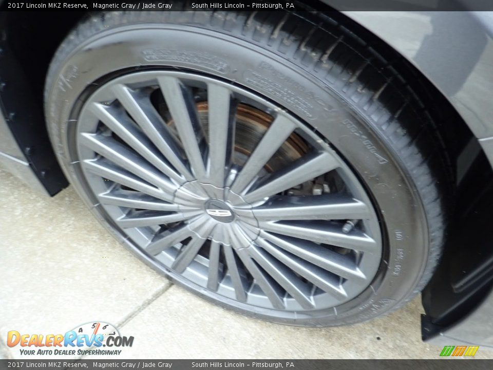 2017 Lincoln MKZ Reserve Magnetic Gray / Jade Gray Photo #10