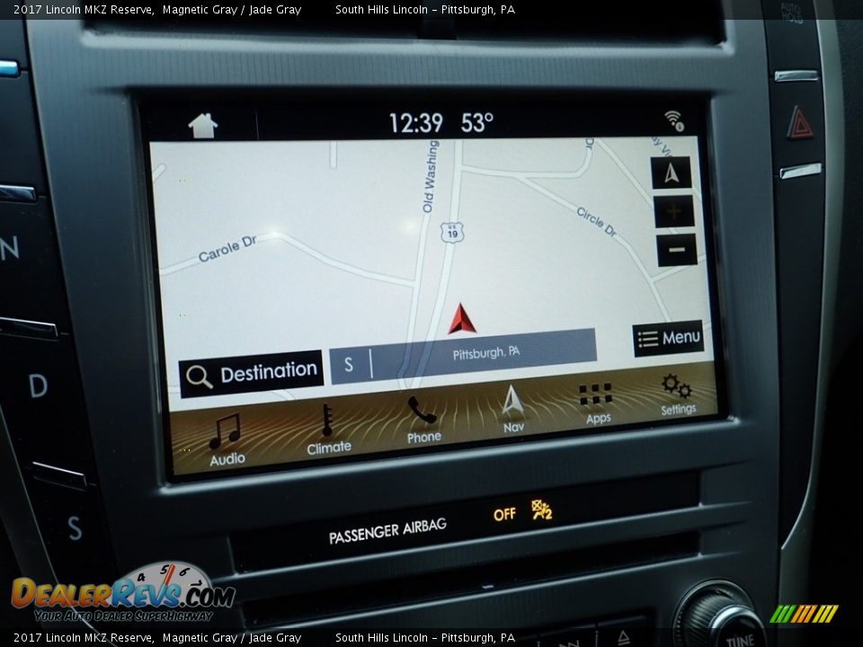 2017 Lincoln MKZ Reserve Magnetic Gray / Jade Gray Photo #21