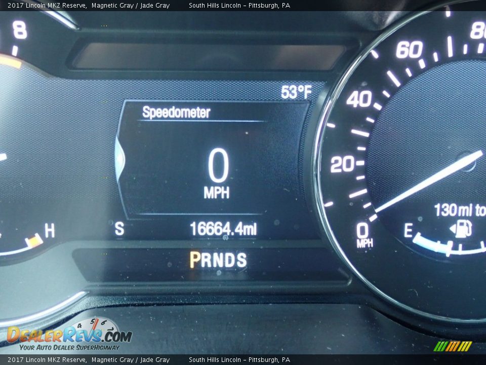 2017 Lincoln MKZ Reserve Magnetic Gray / Jade Gray Photo #24