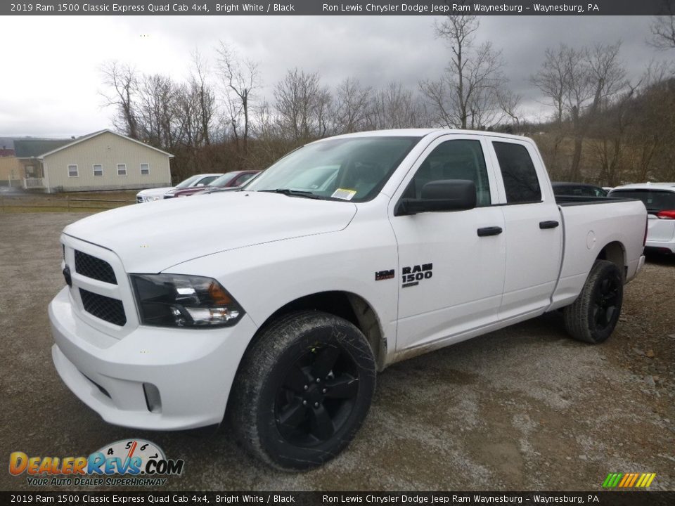 2019 Ram 1500 Classic Express Quad Cab 4x4 Bright White / Black Photo #1