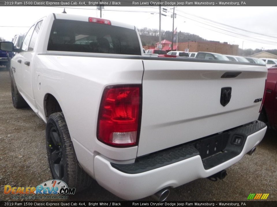 2019 Ram 1500 Classic Express Quad Cab 4x4 Bright White / Black Photo #3