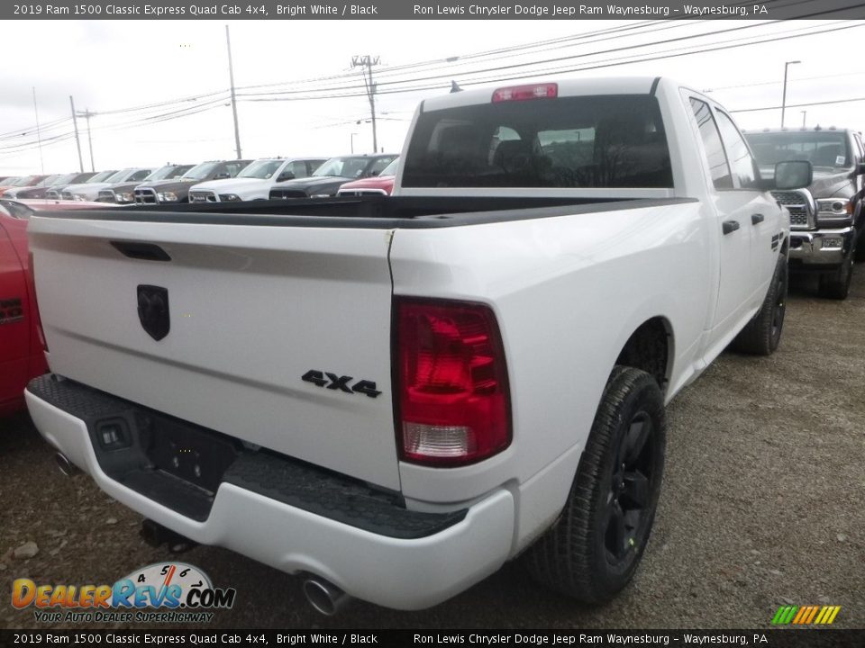 2019 Ram 1500 Classic Express Quad Cab 4x4 Bright White / Black Photo #5